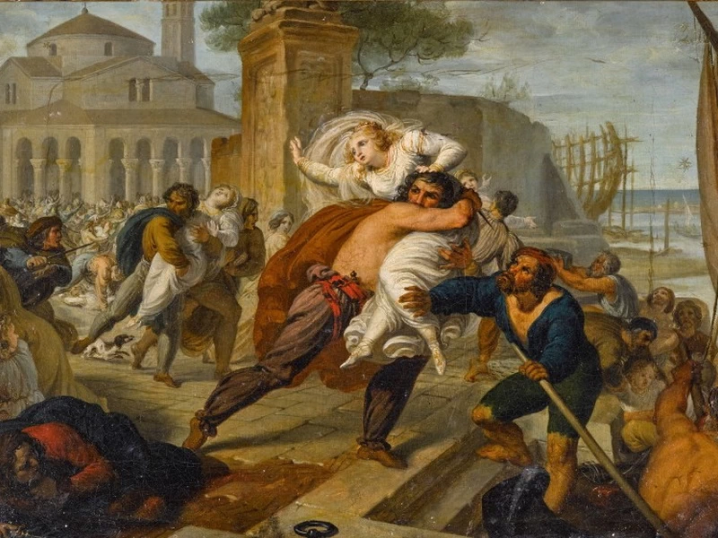 1801-Giovanni Andrea Darif - Il ratto delle mogli veneziane